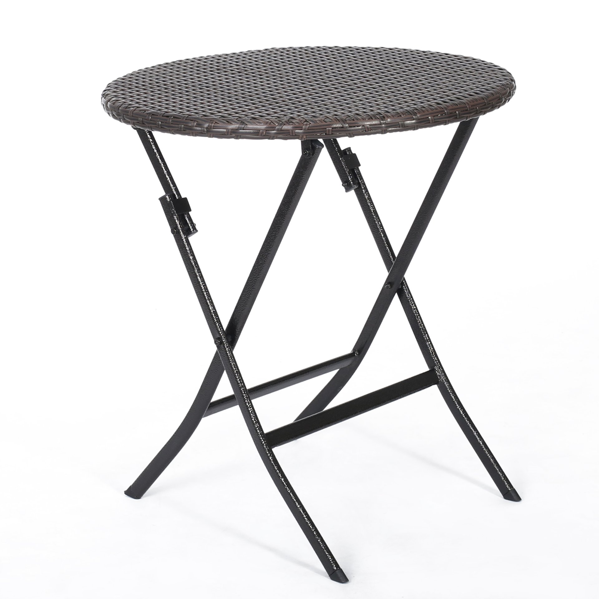 3 Piece Bistro Set With Water Resistant Cushions And 2 Chairs - Brown Multi - Image 7