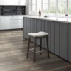 Belfast - Counter Stool Upholstered - Cream - Image 2