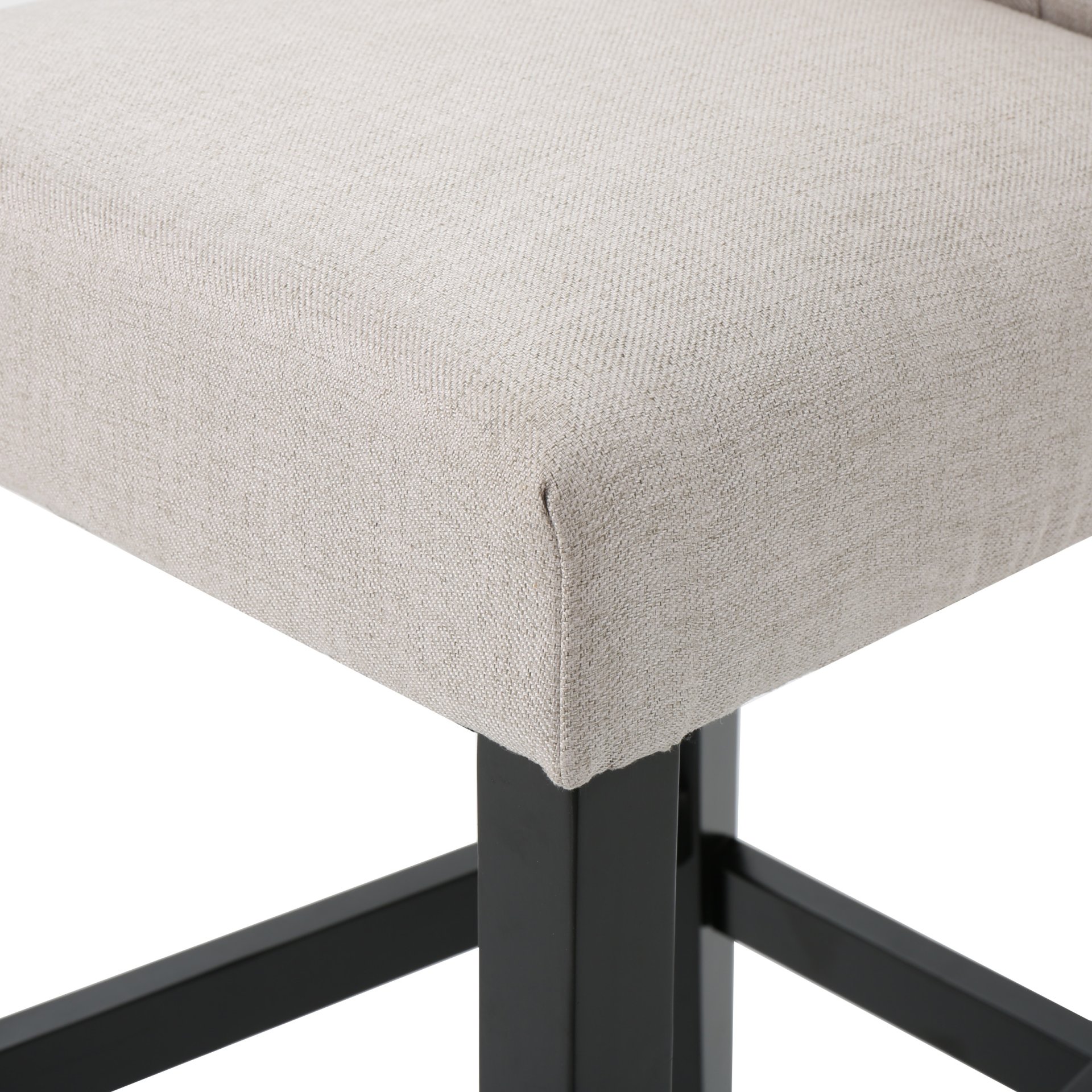 Elegant Barstool Set With Plush Cushioning - Wheat - Image 13