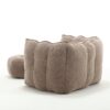 Soft Bean Bag Chair With High Resilient Foam (Chips) - Coffee - Image 20