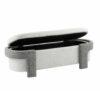 Large Versatile Storage Ottoman Bench: Spacious, Durable, Stylish - White / Light Gray - Image 16