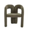 Contemporary Designed Velvet Upholstered Accent / Dining Chair - Olive - Image 19