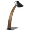 Noah - Mid-Century Modern Table Lamp - Walnut / Black - Image 4