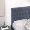 Donald - Queen Mid Century Modern Platform Bed - Gray - Image 8