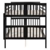 Full Over Full Bunk Bed With Ladder For Bedroom - Espresso - Image 6