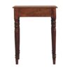 Turned Leg Writing Desk - Chestnut - Image 7