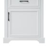 Freestanding Bathroom Vanity Tall With Damping Hinge Doors, Adjustable Shelves - White - Image 14