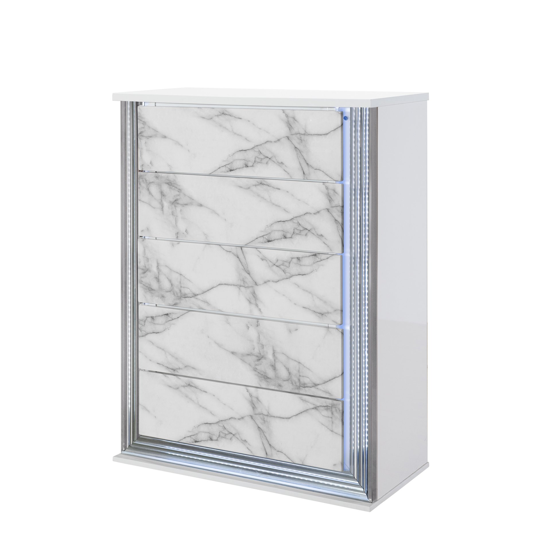 Moon - Chest With LED - White Marble - Image 5