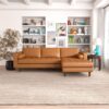 Anthony - Corner Sectional Sofa Right Facing - Tan - Image 7