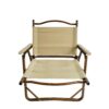 Comfy Foldable And Portable Chair With Armrests, Indoor And Outdoor (Set of 4) - Brown - Image 5