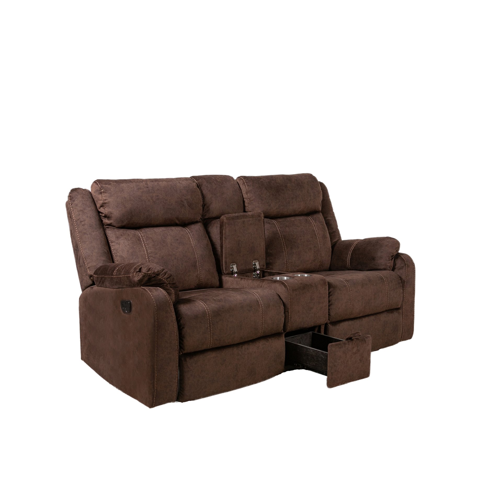 Sonet Domino - Recliner - Coffee - Image 4