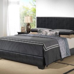 Full Bed For Casual Elegance - Sleek Black