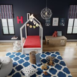 Kids Pedic - 5" Full Classic Comfort Mattress - Red