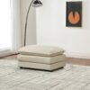 Modular Ottoman - Style Deep Seat Chenille Sofa With Cushions - Off White - Image 7