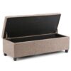 Avalon - Storage Ottoman Bench - Fawn Brown - Image 3