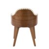 Ahoy - Mid-Century Chair - Walnut / Cream - Image 4