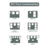Compressed Sofa, Large Sectional Couches For Living Room, - Green - Image 8