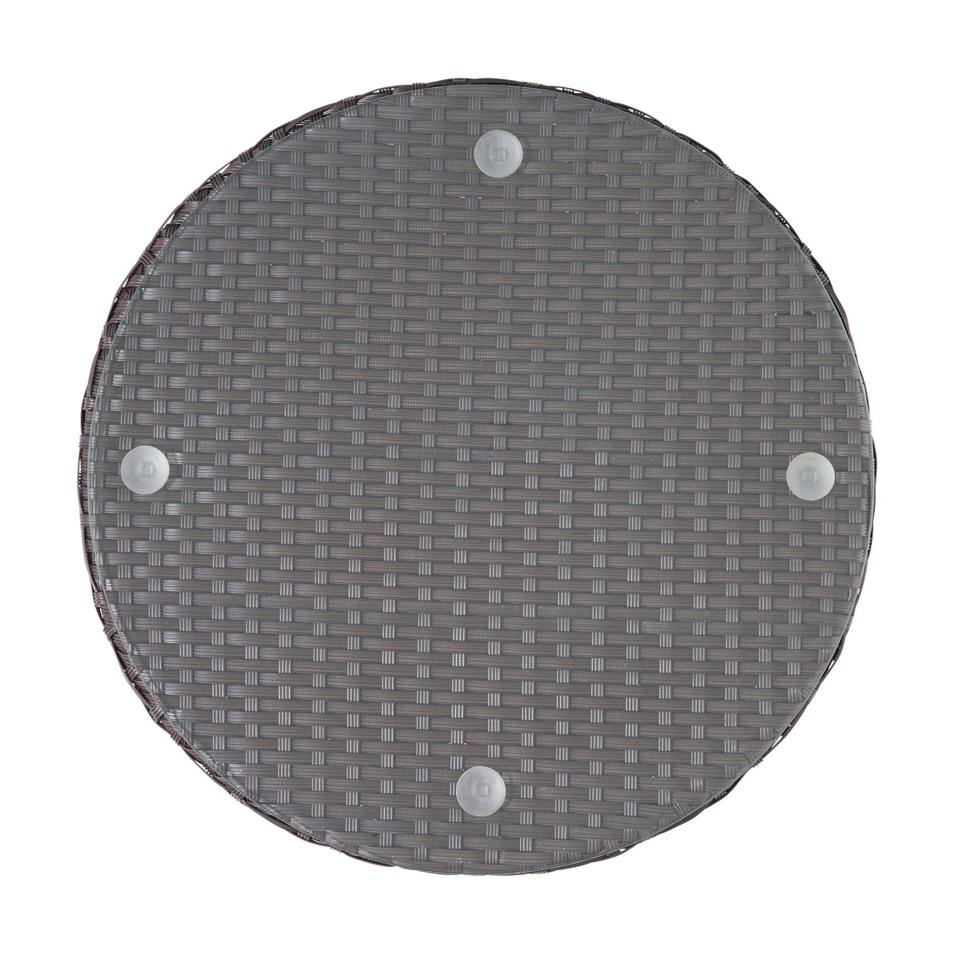 Kono - 3 Pieces Chat Set Outdoor Furniture - Brown / Beige - Image 12