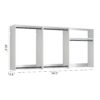 Devi - Wall Mounted Wood Closet System With Modular Design - Warm White - Image 3