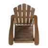 Aurascape - Outdoor Acacia Wood Foldable Adirondack Chair - Dark Brown - Image 7