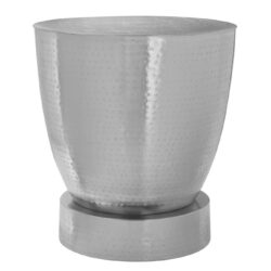 Drum Accent Side Table, Contemporary & Modern - Chrome