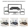 Modular U Shaped Sectional With Ottomans, Luxury Cloud Floor Couch With Deep Seat Fully Compressed Upholstered Sofa - Dark Gray - Image 24