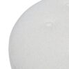 Yolanda - Round Upholstered Accent Ottoman - Alabaster Off White - Image 6