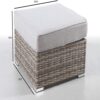 Outdoor Ottoman With Cushion - Gray - Image 8