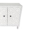 Accent Cabinet 4 Door Wooden Cabinet Sideboard Buffet Server Cabinet Storage Cabinet, For Living Room, Entryway, Hallway, Office, Kitchen And Dining Room - White Wash - Image 8