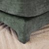 Elegant Chenille 2 Seater Sofa With Ottoman & Lumbar Pillows Ergonomic Design Easy Install - Green - Image 22