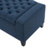 Guernsey - Ottoman Fabric Storage With Tufted Top - Navy Blue - Image 16