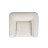 Alpine - Sherpa Arm Chair - Ivory White - Image 4
