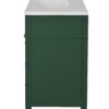 Bathroom Vanity With Top Sink, Modern Bathroom Storage Cabinet, 2 Drawers And A Tip-Out Drawer, Single Sink Bathroom Vanity - Green - Image 14
