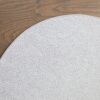 Rabbit - Washable Non - Slip Round Rug - Ivory / Light Brown - Image 2