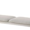 Laveda - Boucle Bench - Light Gray / White - Image 3