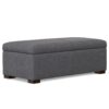 Gabbie - Rectangular Storage Ottoman - Gray - Image 2