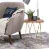 Patrice - Wood Accent Table - Natural / Gold - Image 8