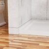 Shower Base Anti Slip Center Drain Single Threshold 32" X 48" - White - Image 6