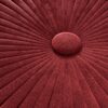 Grafton - Velvet Round Pouf - Maroon - Image 2