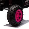 12V7A*1 30W*4 Four-Wheel Drive Leather Seat One Button Start, Forward And Backward, High And Low Speed, Music, Front Light, Power Display, Two Doors Can Open, 2.4G R / C, Seat Belt Four Wheel Absorber - Pink - Image 24