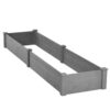 Over Ground Raised Garden Bed Large Long Planter Box - Gray - Image 8