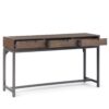 Banting - Mid Century Wide Console Table - Walnut Brown - Image 2