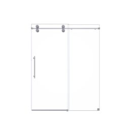 Frameless Single Sliding Shower Door & 8Mm Clear Tempered Glass - Chrome