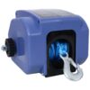 Reversible 12V Electric Trailer Winch For Boats Up To 6000 Lbs With Synthetic Rope And Extra Pulley Hook - Blue - Image 7