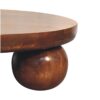 Central Ball Table - Chestnut - Image 3