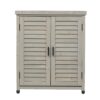 Potting - Bench With Storage Cabinet And Metal Table Top For Outdoor Patio, Garden Furniture Workstation - Gray - Image 20