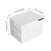 Modern 24" Bathroom Vanity, Suitable For Small Bathroom Spaces - White Oak - Image 3