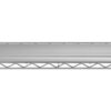 Heavy Duty Adjustable Shelving Unit, 5 Tier Wire Storage Shelves With Wheels - Brushed Nickel - Image 22