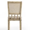 Brutus - Wide Contemporary Fabric Dining Chair (Set of 2) - Reclaimed Wheat - Image 5