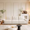 3 Seater Sofa Couch For Living Room, Modern Couches For Small Space, Cat Nest Sofa, For Cat Friendly, Comfy Couch With Waterproof And Cat Scratch Resistant Fabric - Image 27